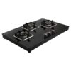 Faber Hob Cooktop Nios Auto 3bb BK built-in hob official Faber full hob image 4 | SKU 106.0708.177 | Ajay Trading Co.