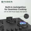 Faber Hob Della Hd724 Ci Ai built-in hob official Faber full hob image 4 | SKU 106.0711.363 | Ajay Trading Co.