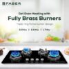 Faber HOB EXPERIA HT 904 ALU AI FFD Hob Cooktop official Faber full hob image 2 | SKU 106.0709.997 | Ajay Trading Co.