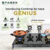 HOB COOKTOP GENIUS 804 AI BK official Faber image 2 | SKU 106.0689.318 | Ajay Trading Co.