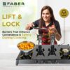 HOB COOKTOP GENIUS 804 AI BK official Faber image 5 | SKU 106.0689.318 | Ajay Trading Co.