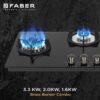 Faber Hob Superia Ht903 BR AI IN Built-in hob official Faber full hob image 5 | SKU 106.0750.613 | Ajay Trading Co.