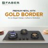 Hob Verona HD783 CI FFD AI official Faber image 2 | SKU 106.0711.348 | Ajay Trading Co.