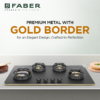 Faber Hob Verona HD904 CI FFD AI Hob Cooktop official Faber full hob image 2 | SKU 106.0711.350 | Ajay Trading Co.