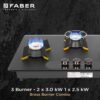 Hob Magiclift HT753 BR CI AI official Faber image 4 | SKU 106.0706.805 | Ajay Trading Co.