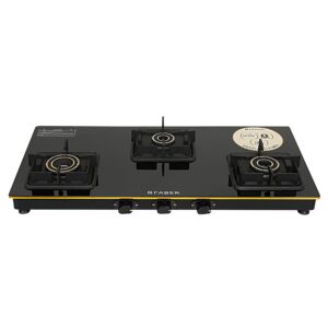 Faber Hob Cooktop Prince Plus 3bb BK built-in hob official Faber full hob image 1 | SKU 106.0689.130 | Ajay Trading Co.