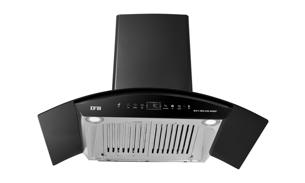 IFB EC1-BS-HS-90 BF Wall Mounting Chimney official IFB image 3 | SKU 8903287040160 | Ajay Trading Co.