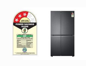 lg-glb257emc3dmczebn-official-2 LG GL-B257EMC3 Side by Side Refrigerators front view