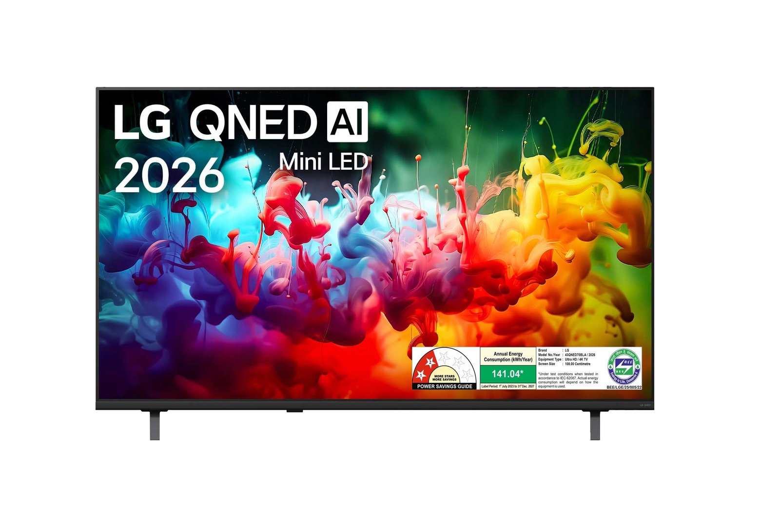 LG 43QNED70BLA 43-inch 4K Smart TV